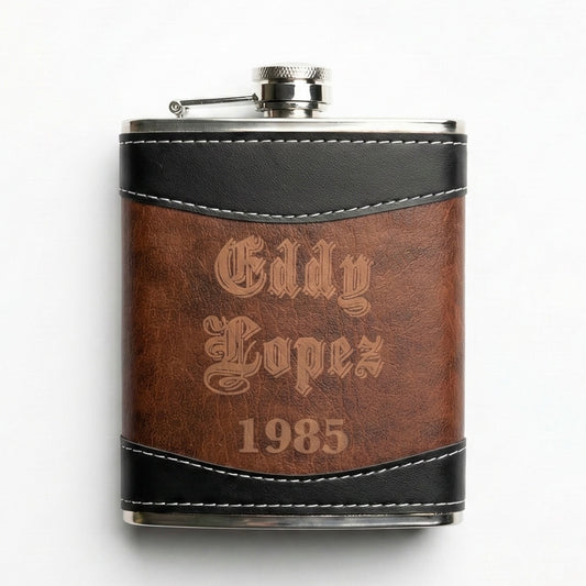 PU Leather Flask
